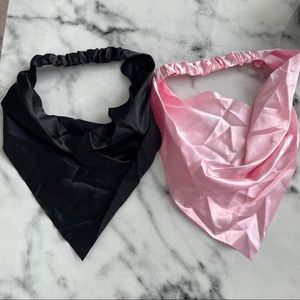 *NEW* Set of 2 Satin Head Scarves